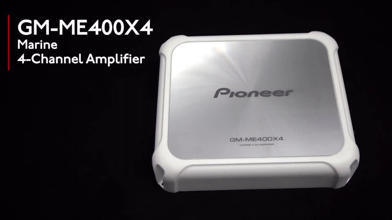 Pioneer Class-D Marine Amp 4 Channel GMME400X4