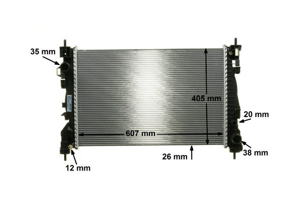 Mahle Radiator OE Quality CR 1180 000P