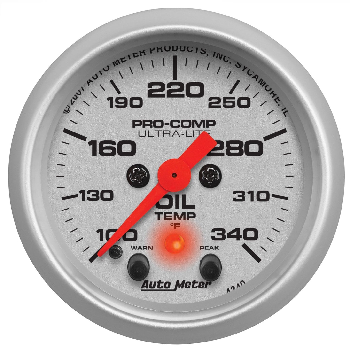 AutoMeter Ultra-Lite 2-1/16in Oil Temp AU4340