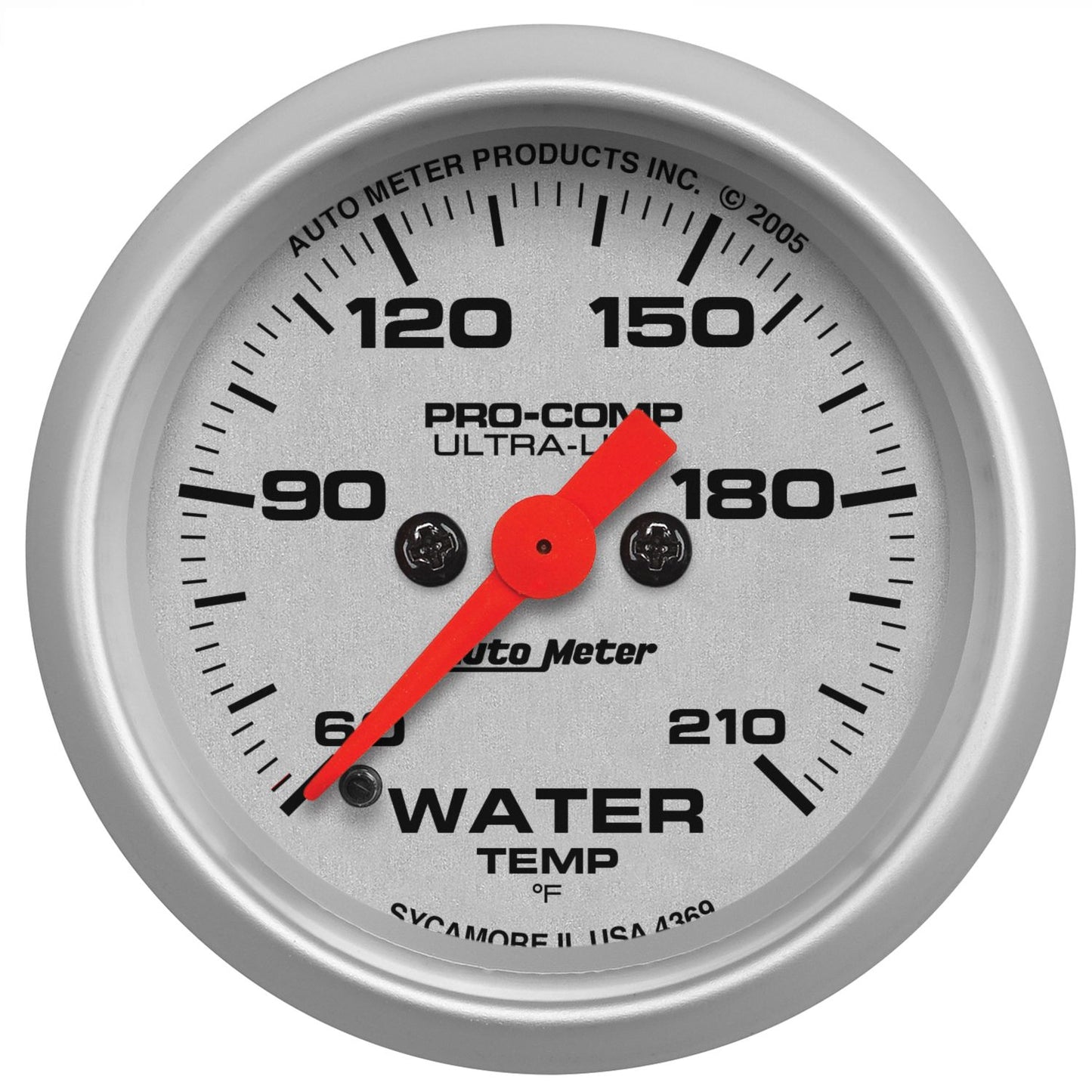 AutoMeter Ultra-Lite 2-1/16in Water Temp AU4369