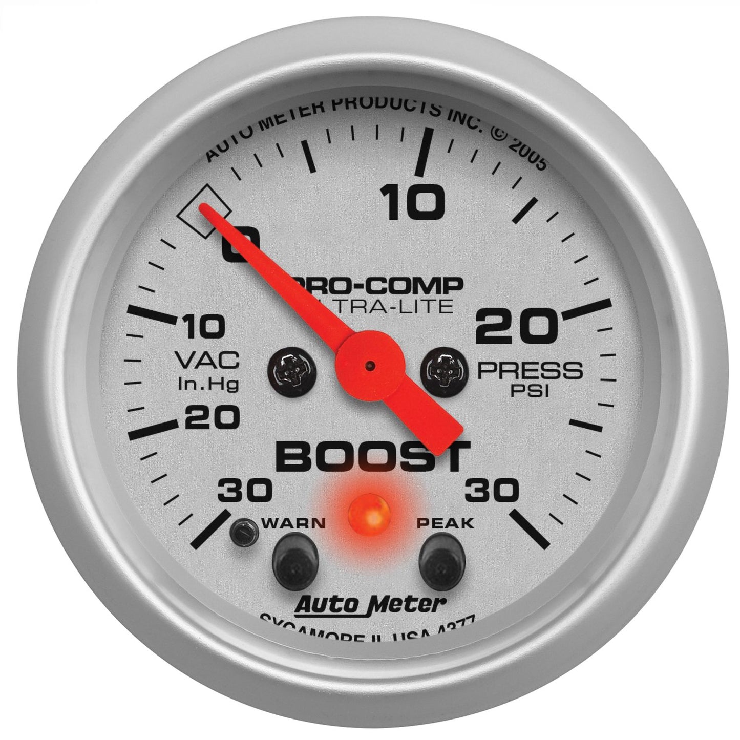 AutoMeter Ultra-Lite 2-1/16in Boost/Vac AU4377