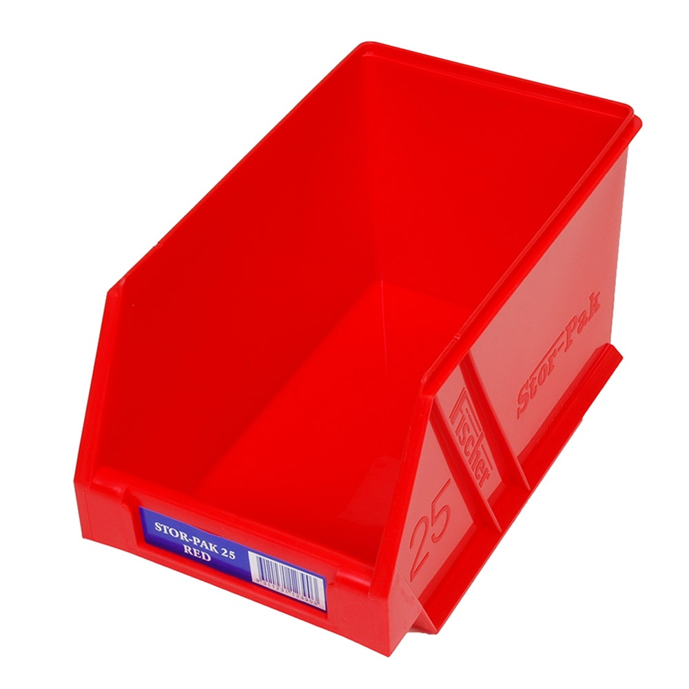 Fischer Stor-Pak Bin 25 133x220mm Red 1H062R