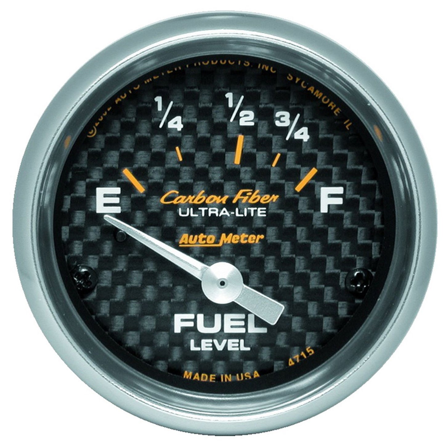 AutoMeter Carbon Fiber 2-1/16 Fuel Level AU4715