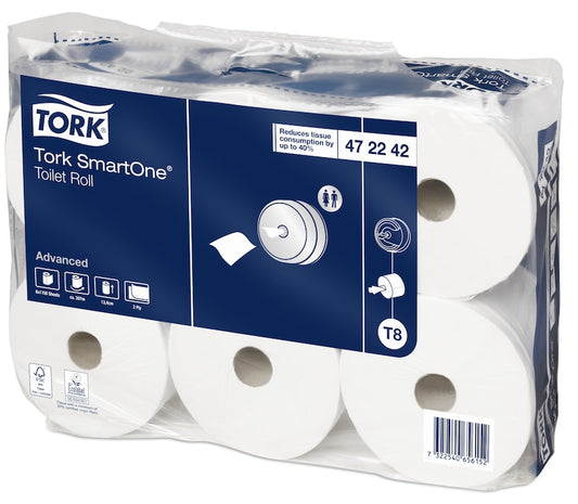 Tork Toilet Roll 2 Ply 1150 Sheet T8 Carton of 6 472242