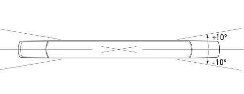 Hella LED 24V Slim REVrse Lamp Vrtical 1468V-24V