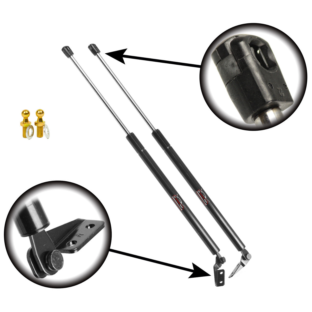 StrongArm Tailgate RH Strut 4867R - Fits Subaru Liberty (BF) 1989-94