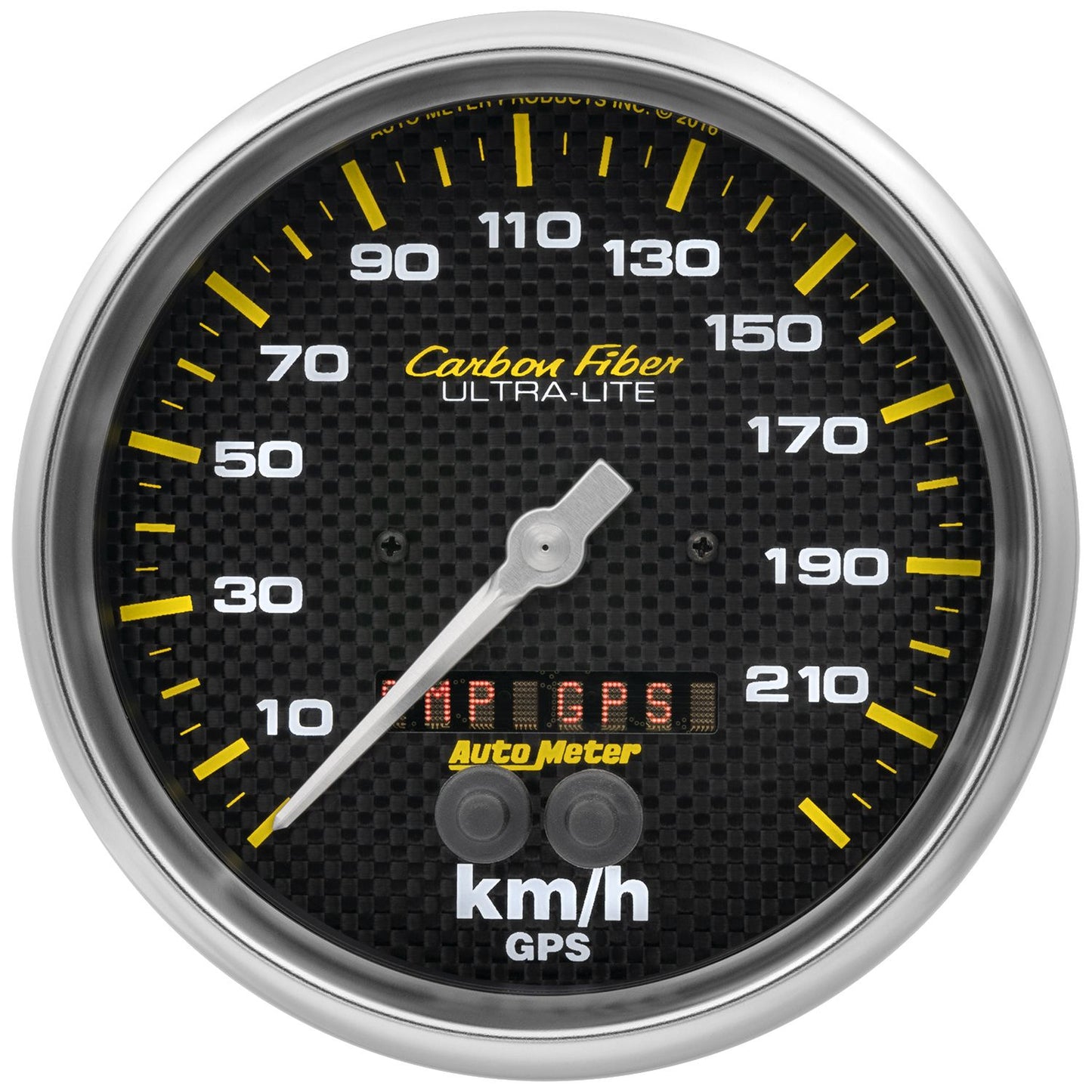 AutoMeter Carbon Fiber 5in Gps Speedo AU4881-M