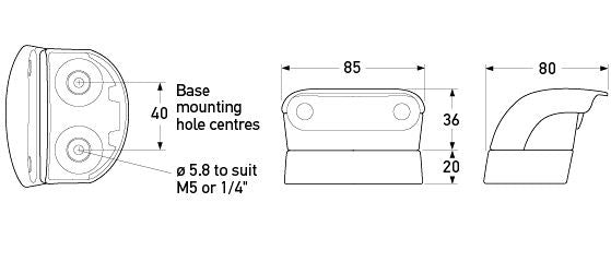 Hella LED Licence Plate Insert To Suit 2559 9.2559.01