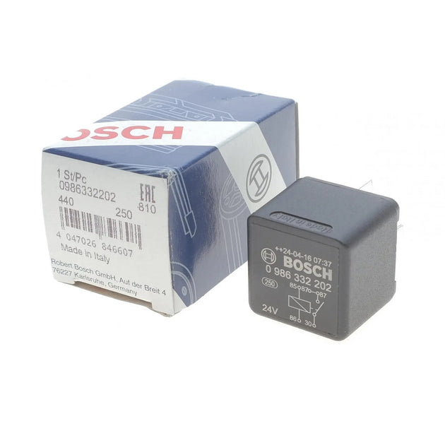 Bosch Mini Relay 24V 5 Pin Normally Open Contact 986332202