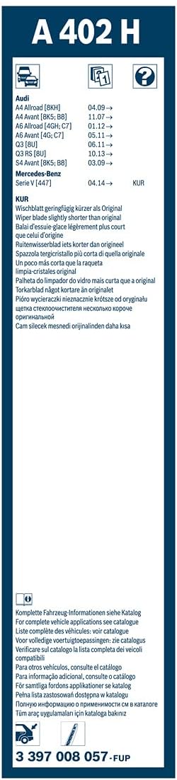 Bosch Wiper Blade A402H