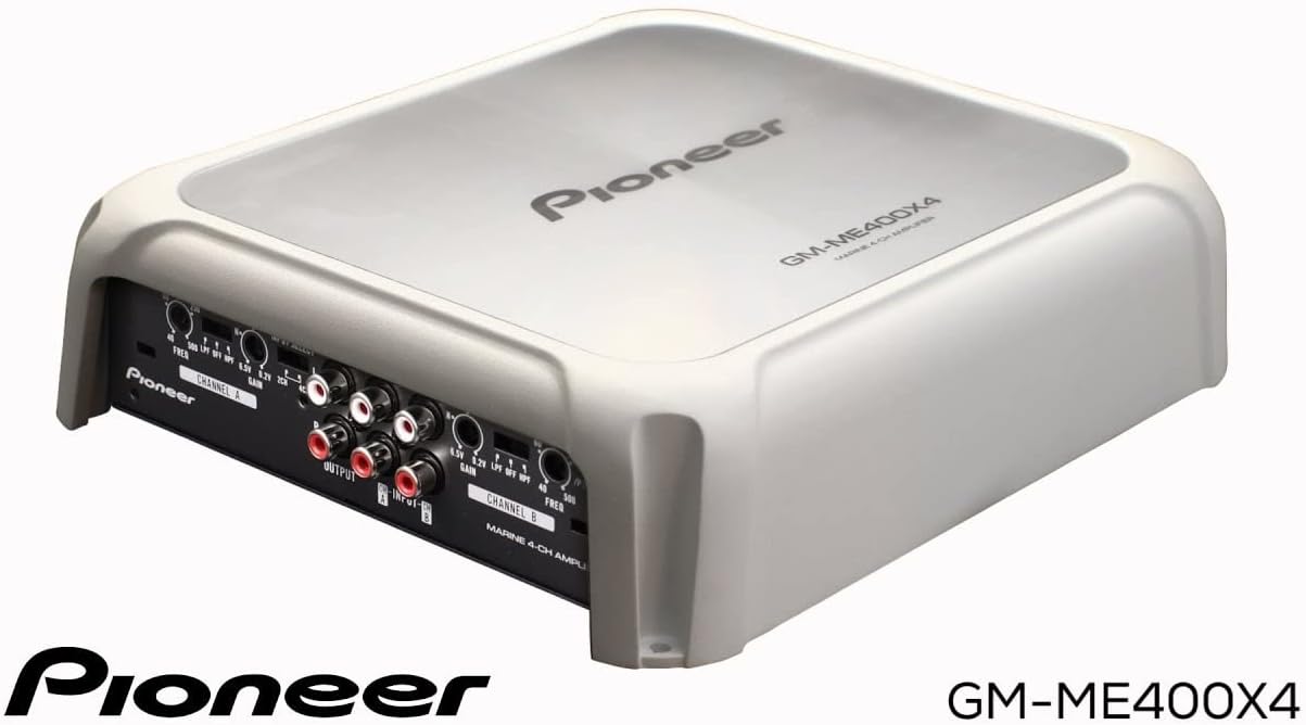 Pioneer Class-D Marine Amp 4 Channel GMME400X4