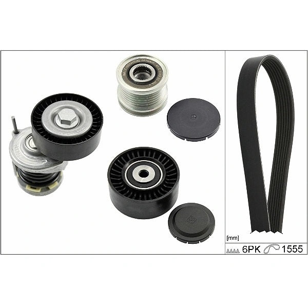 INA V-Ribbed Belt Set 529 0535 20