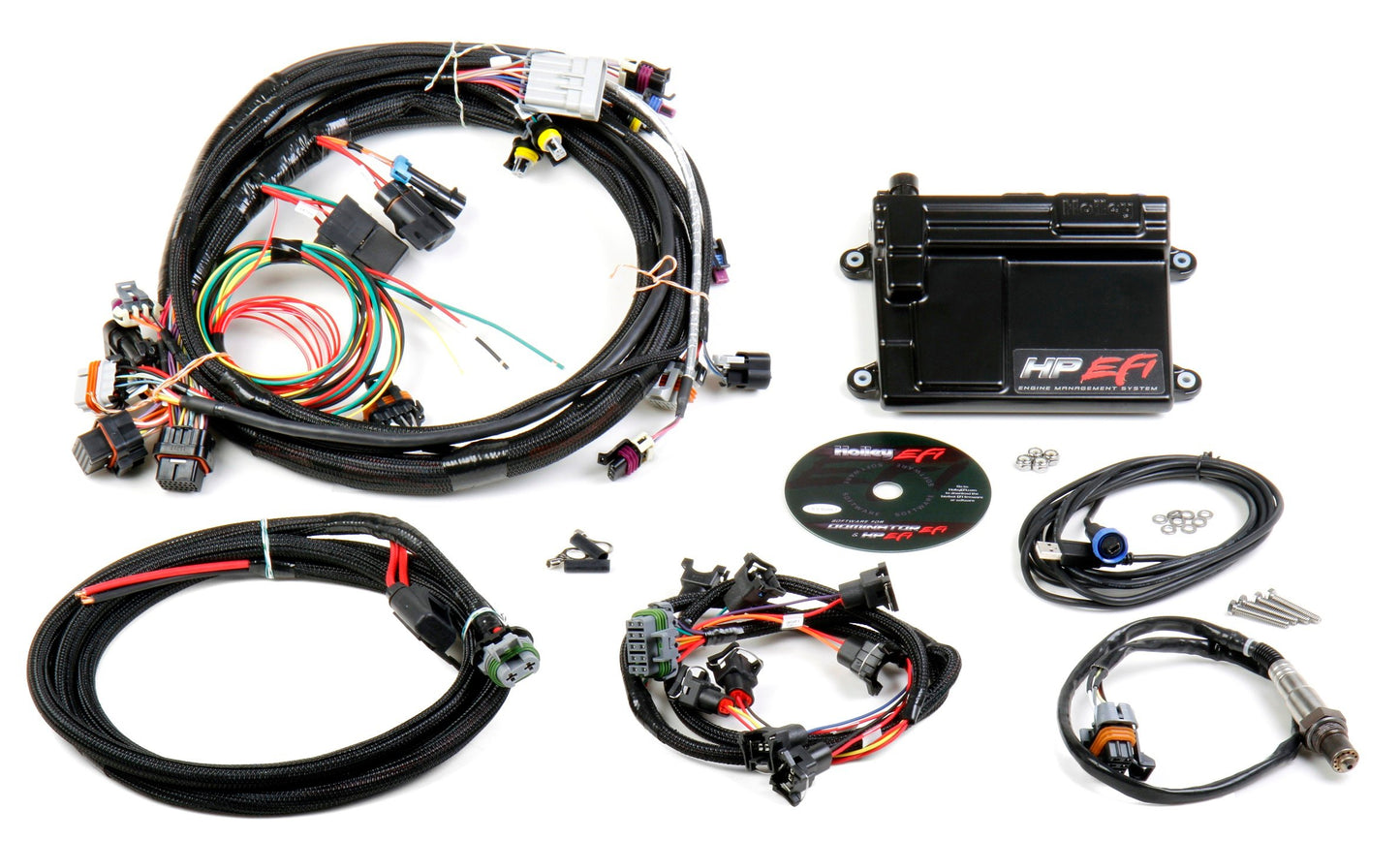 Holley HP EFI ECU & Harness Kit Fits LS1 LS6 (24x Tooth Crank Sensor) 550-602