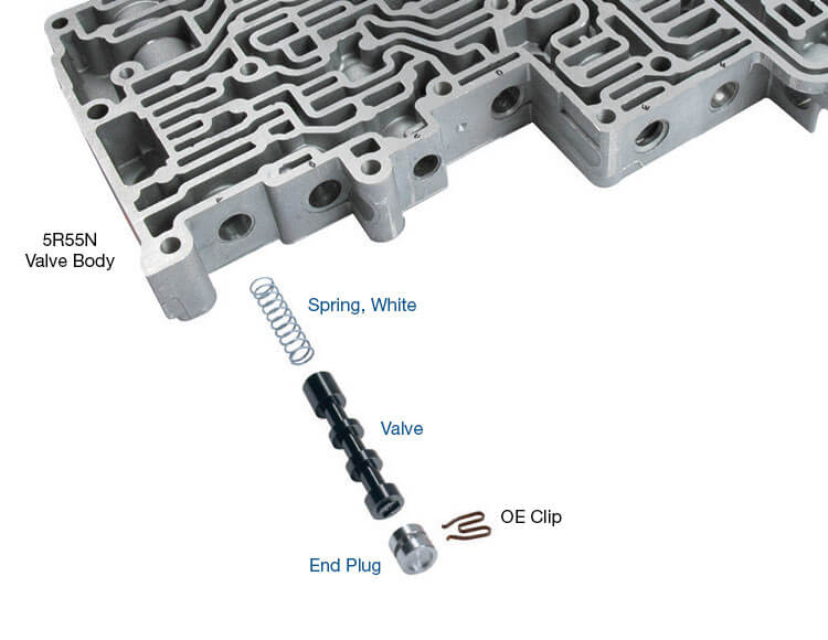 Sonnax O/S Tcc Cntrl Vlve Kit 5R55N/S/W 56947J-05K