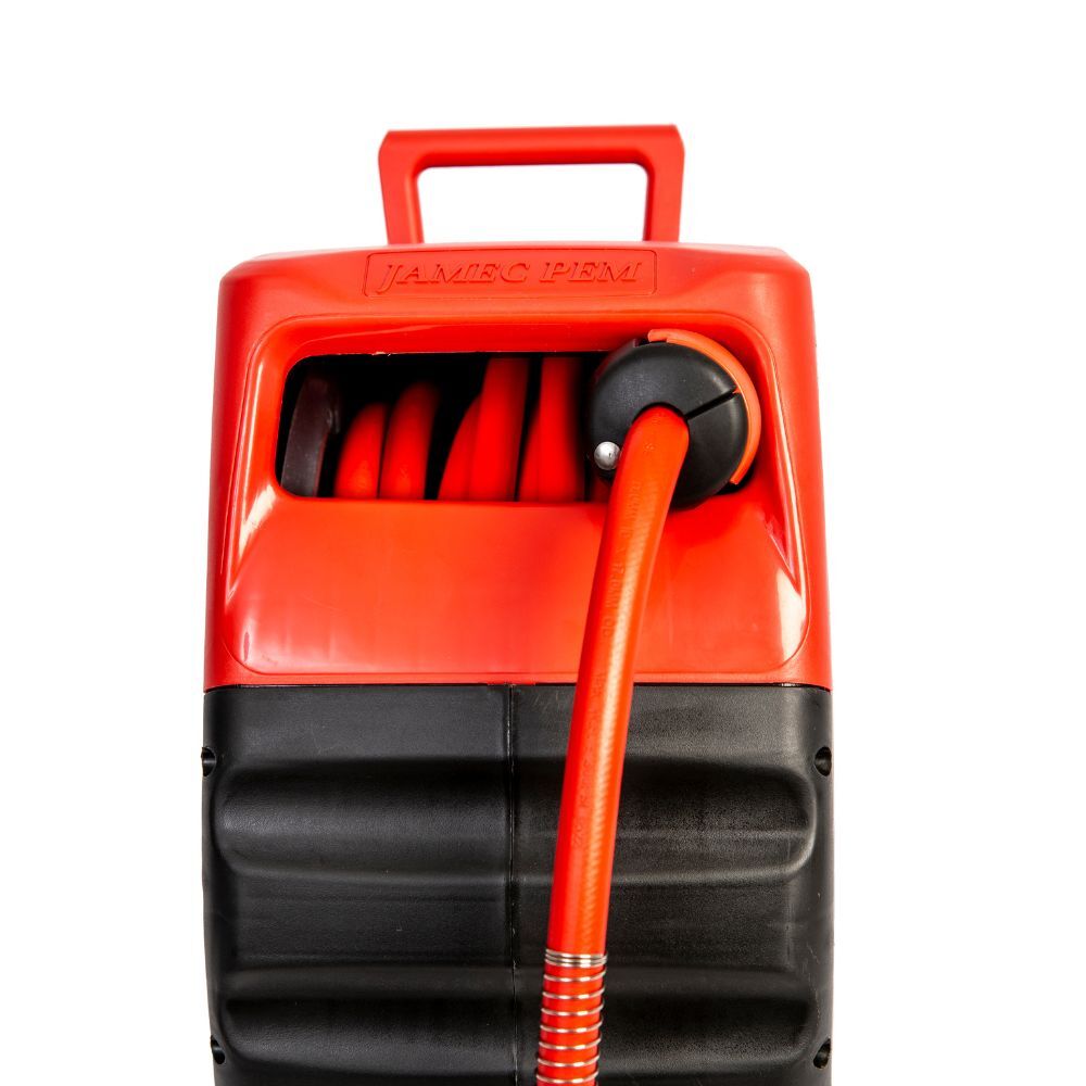 Jamec Pem Hose Reel Helix PVC Air 15M Cntrl Rtrn 58.5056