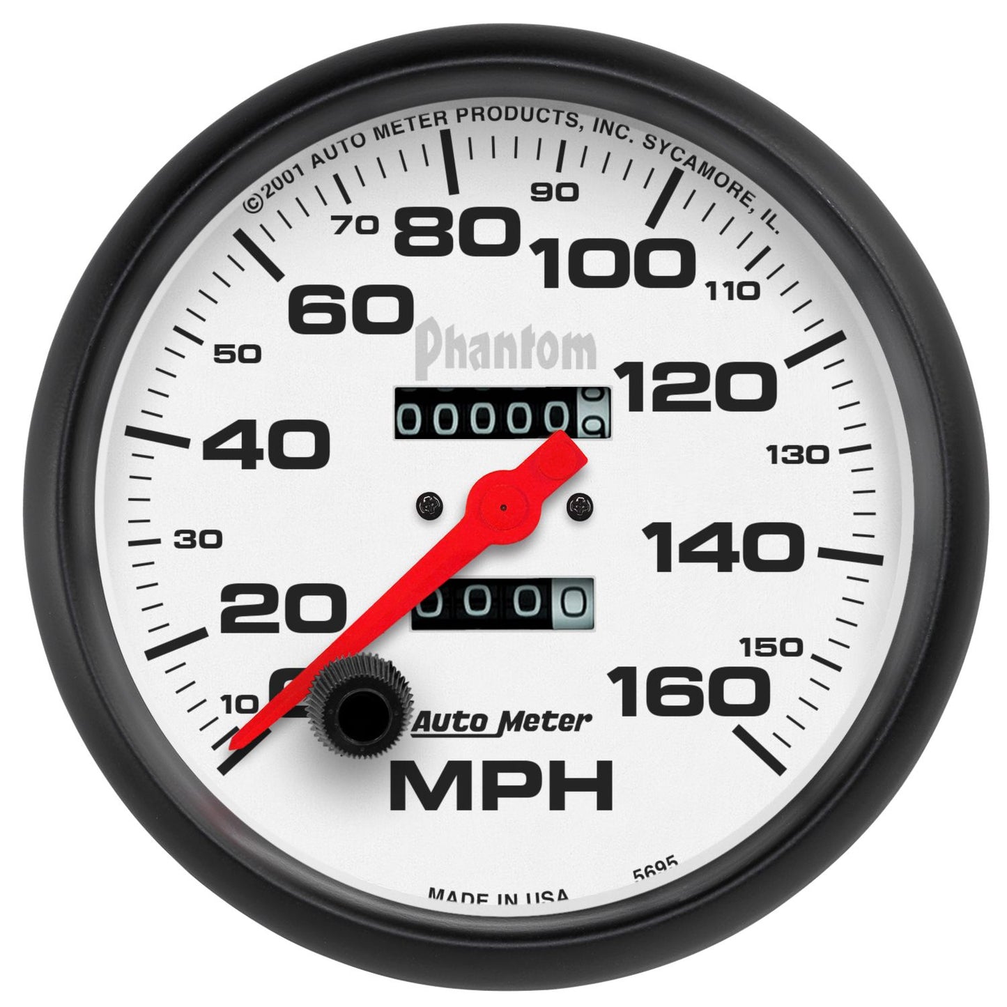 AutoMeter Phantom 5in Speedo 160 Mph AU5895