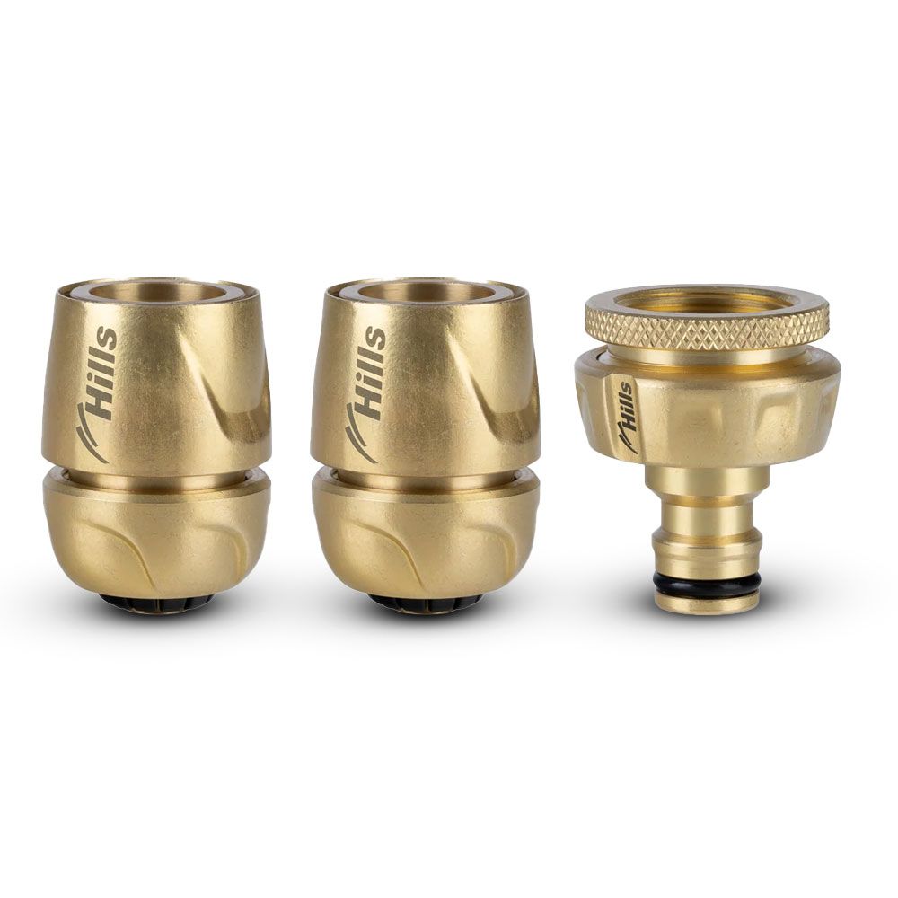 Hills 12MM Brass 3 Piece Fitting  Set 50134456