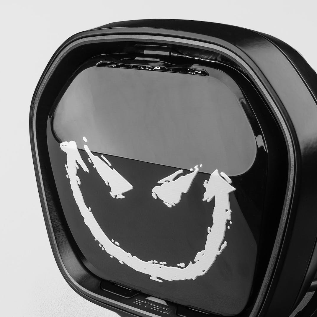 STEDI Type X EVO Black Out Cover smiley ST12EVO904