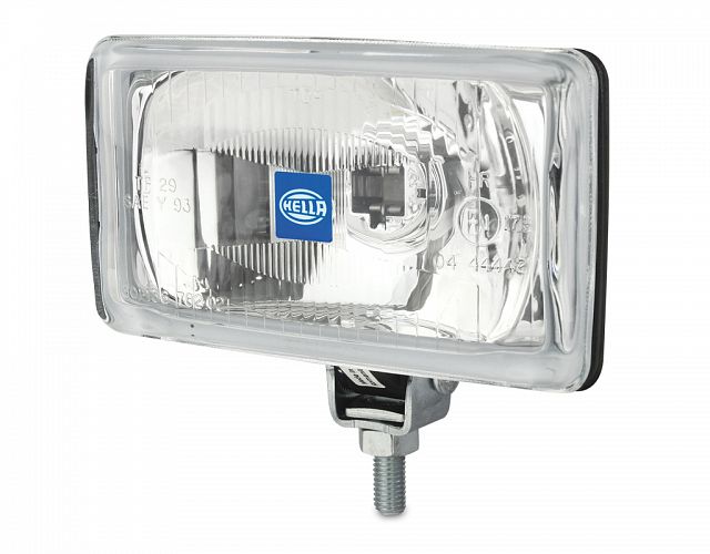 Hella 12V Halogen Driving Light Rectangle Flood Beam - Each 1310