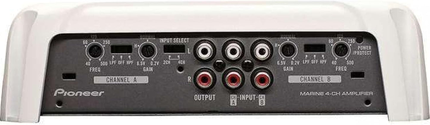 Pioneer Class-D Marine Amp 4 Channel GMME400X4