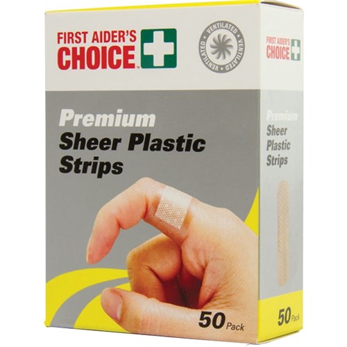 Trafalgar Adhe.Plastic Strips Pk50 872290