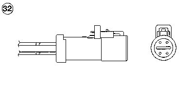 NTK Oxygen Sensor OZA658-D1