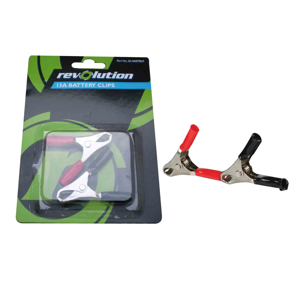Revolution Battery Clamp Set 15A 65-46007BLR
