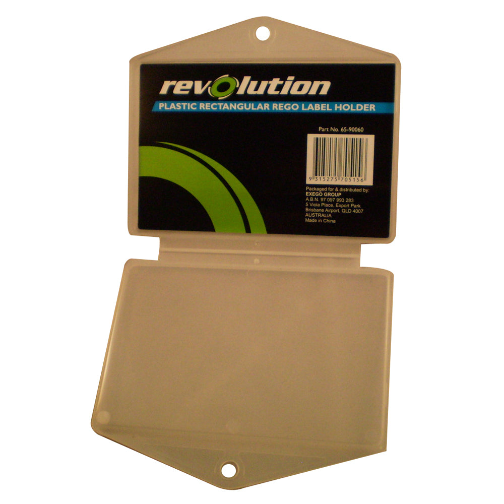 Revolution Rego Label Rectangle - Plastic 65-90060