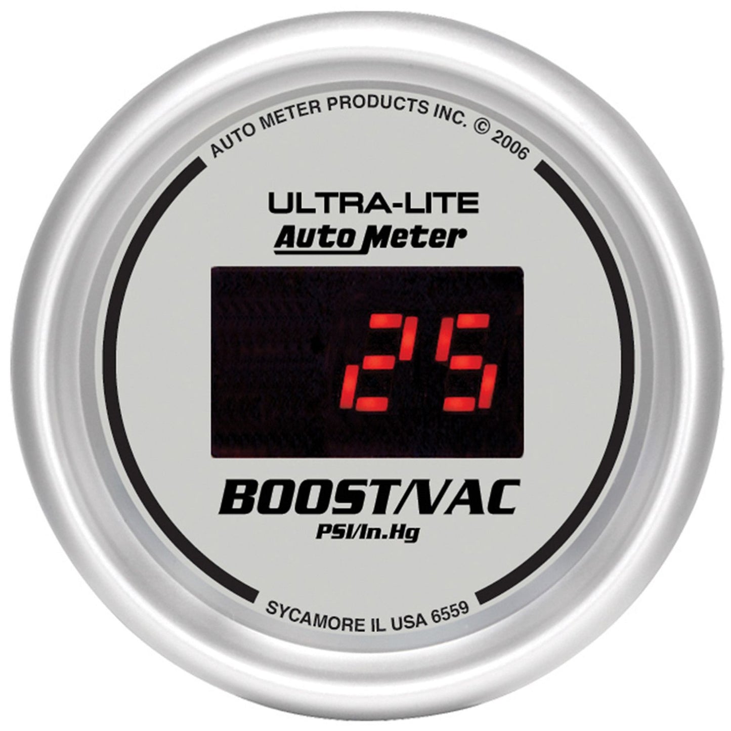 AutoMeter Ultra-Lite Digital Boost / Vac AU6559