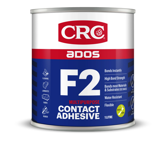 CRC F2 Contact Adhesive Tin 1 Litre 8010