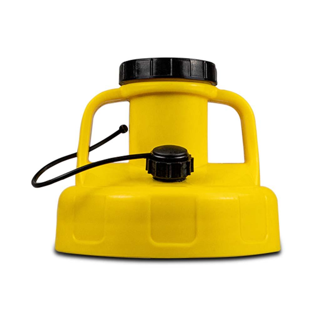 Lubemate Oil Can Stout Spout Yellow Lid L-OC-YSHLID