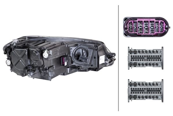 Hella Headlight 1ZX 013 924-231