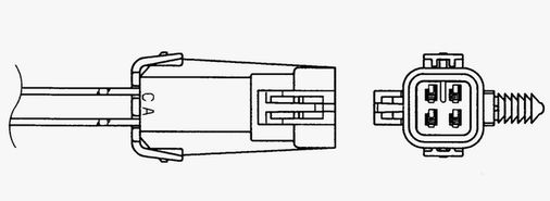 NTK Oxygen Sensor OZA707-EE1