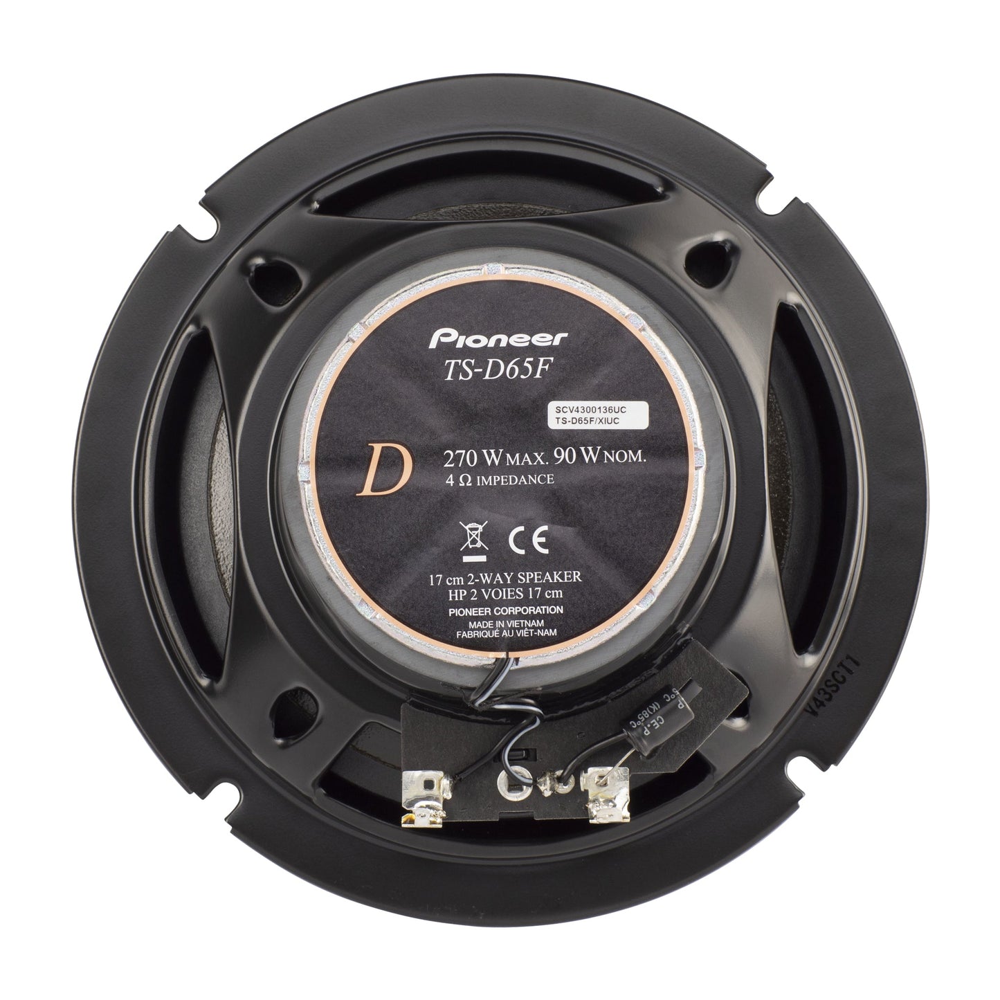 Pioneer Speakers D Series 6.5In Coax 270W TSD65F