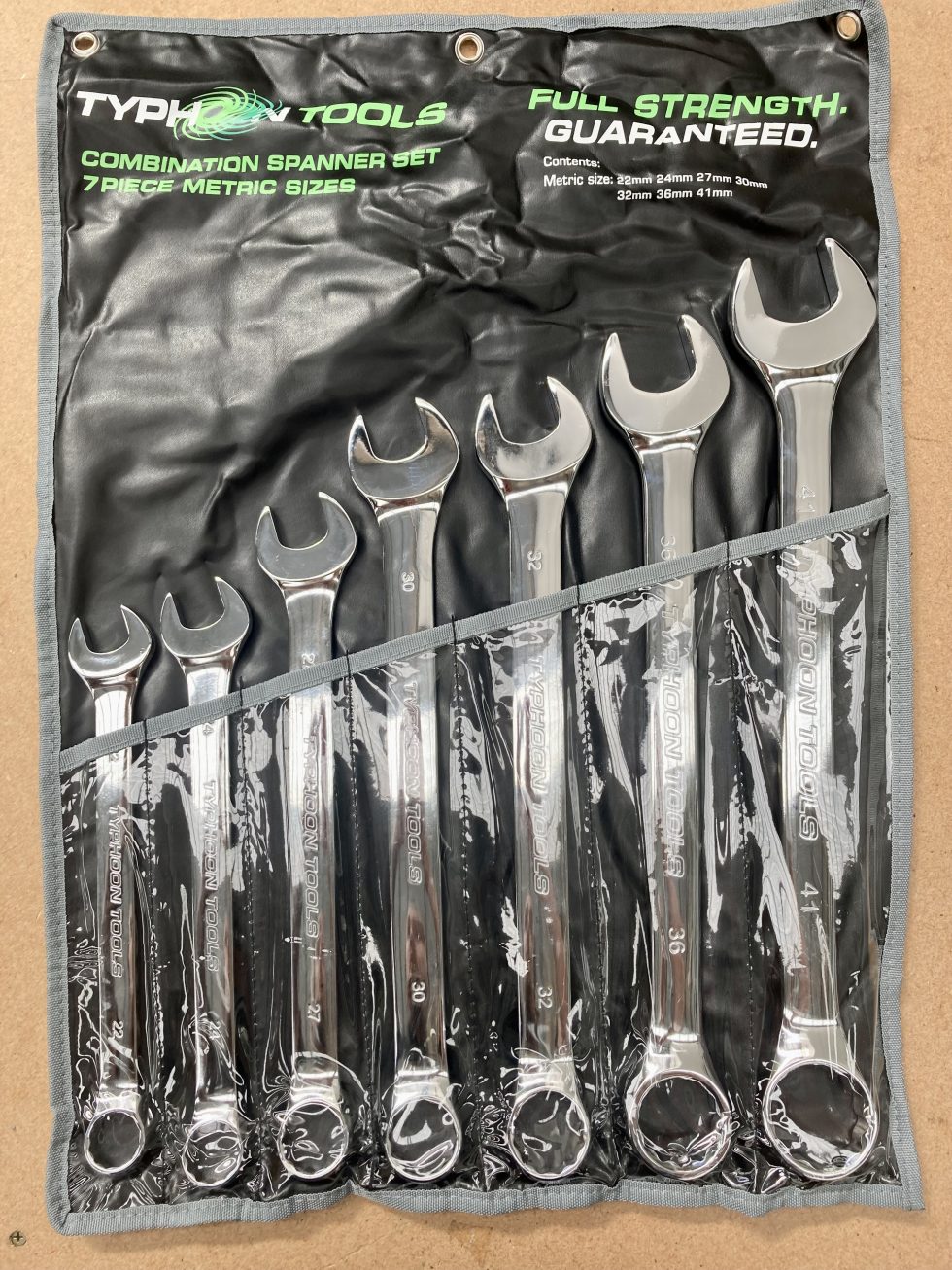 Typhoon Tools Spanner Set Combination Metric 22 - 41mm 7Piece 70024