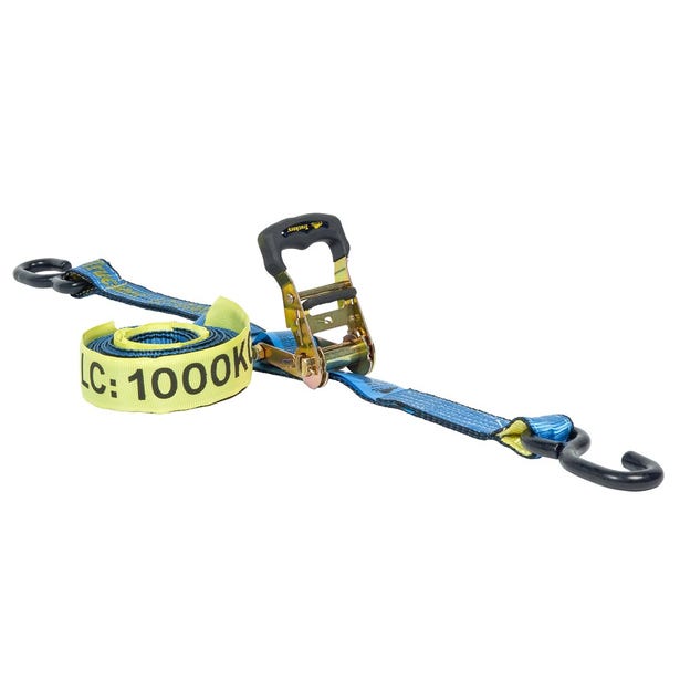 Beaver 35mmx6mm Ratch Tie Down 600Kg W/ Hook & Keeper 349035RSB