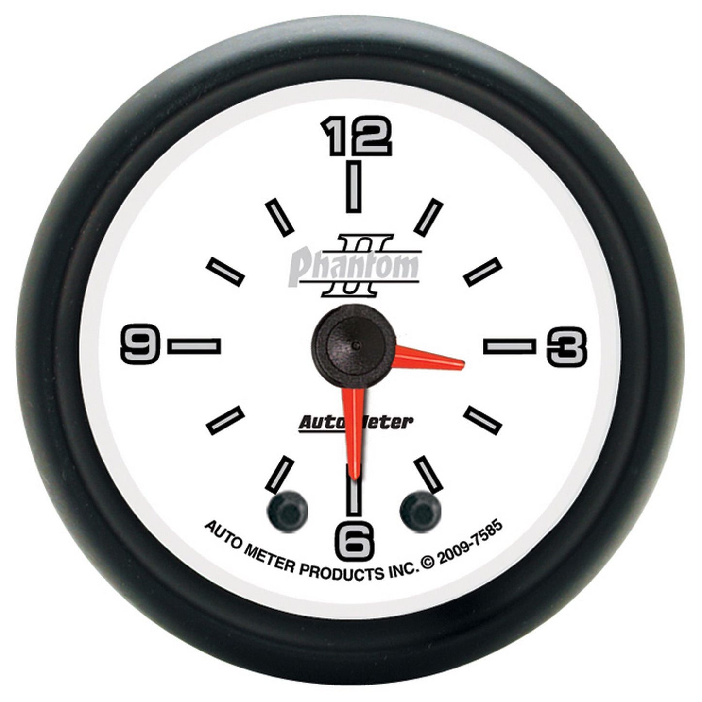 AutoMeter Through Dial Hi-Def Clock AU7585