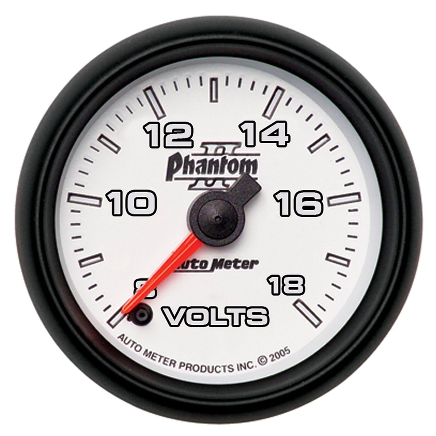 AutoMeter Phantom II 2-1/16in Voltmeter AU7591