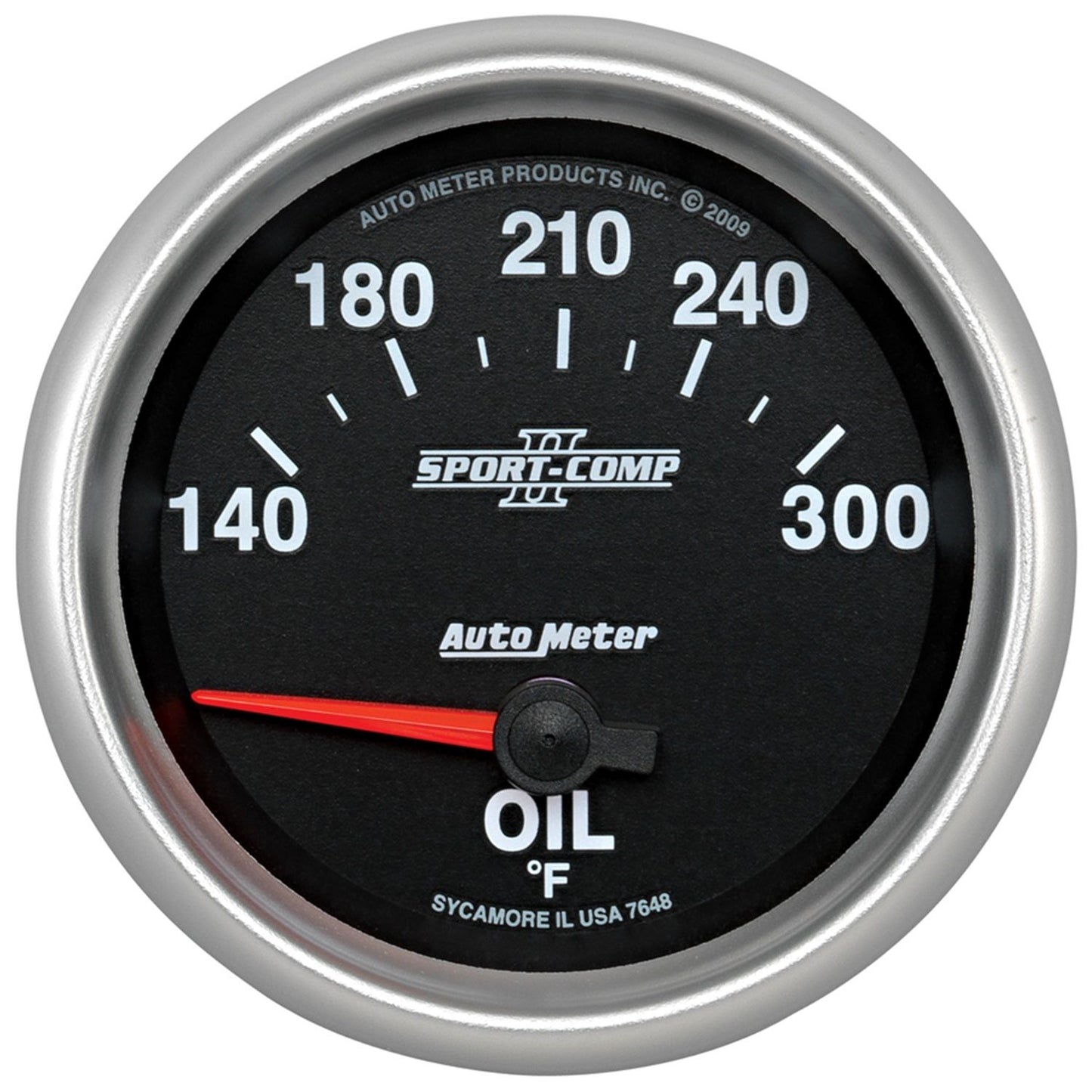AutoMeter 2-5/8 Oil Temp 140- 300degF S AU7648