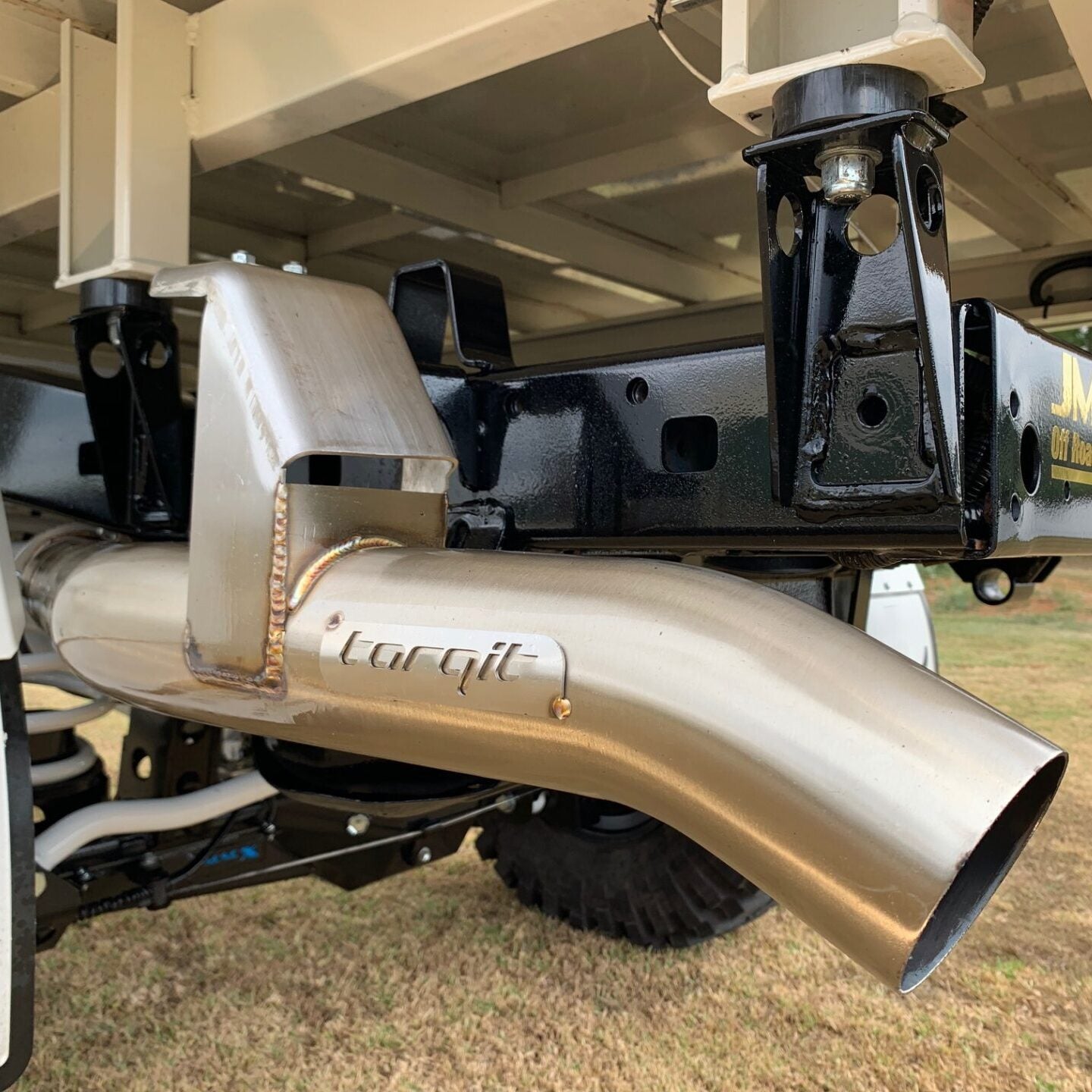 Torqit 79 Series 3.5in 4.5L TD Single Cab Ute Straight Through System