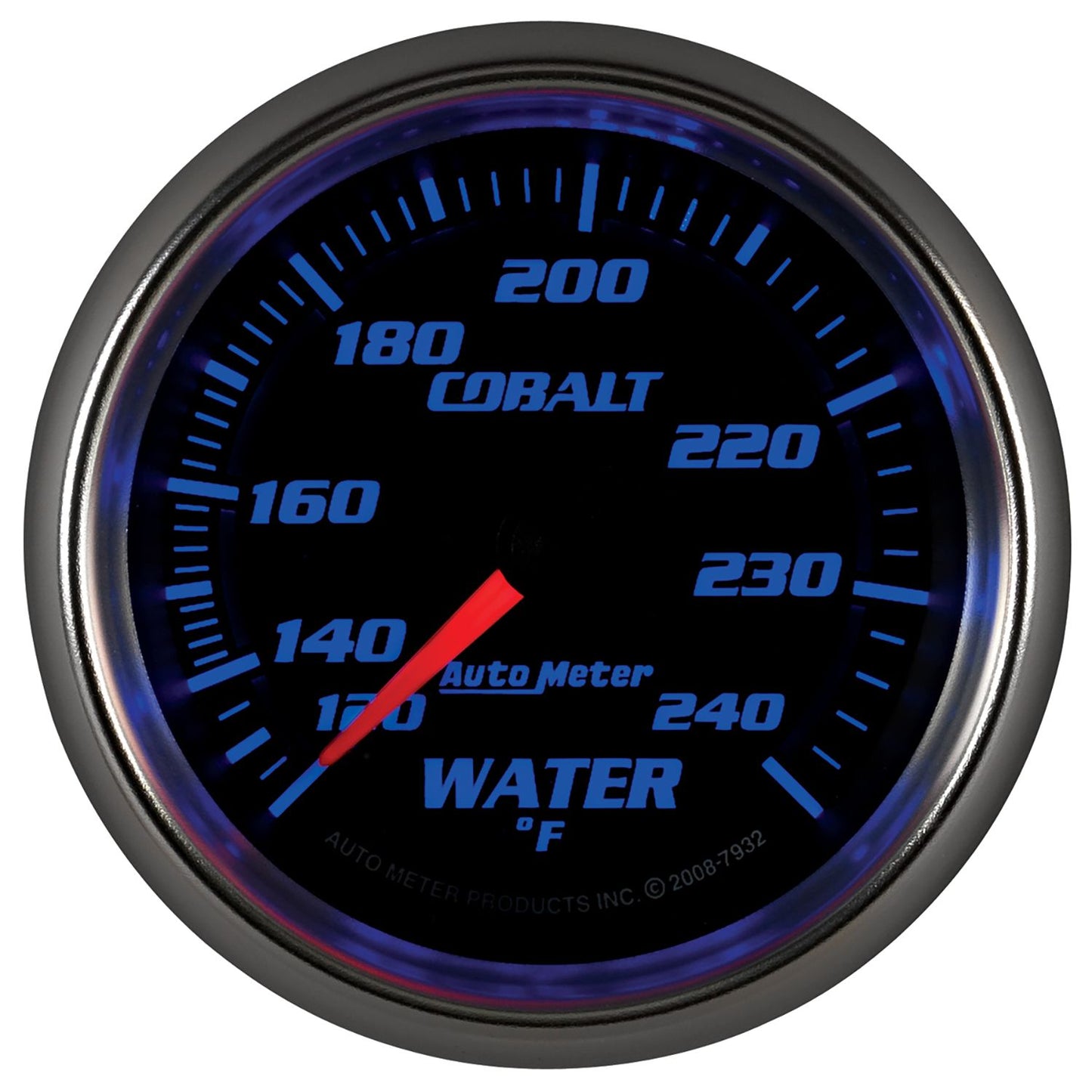 AutoMeter Cobalt 2-5/8in Water Temp Gauge AU7932