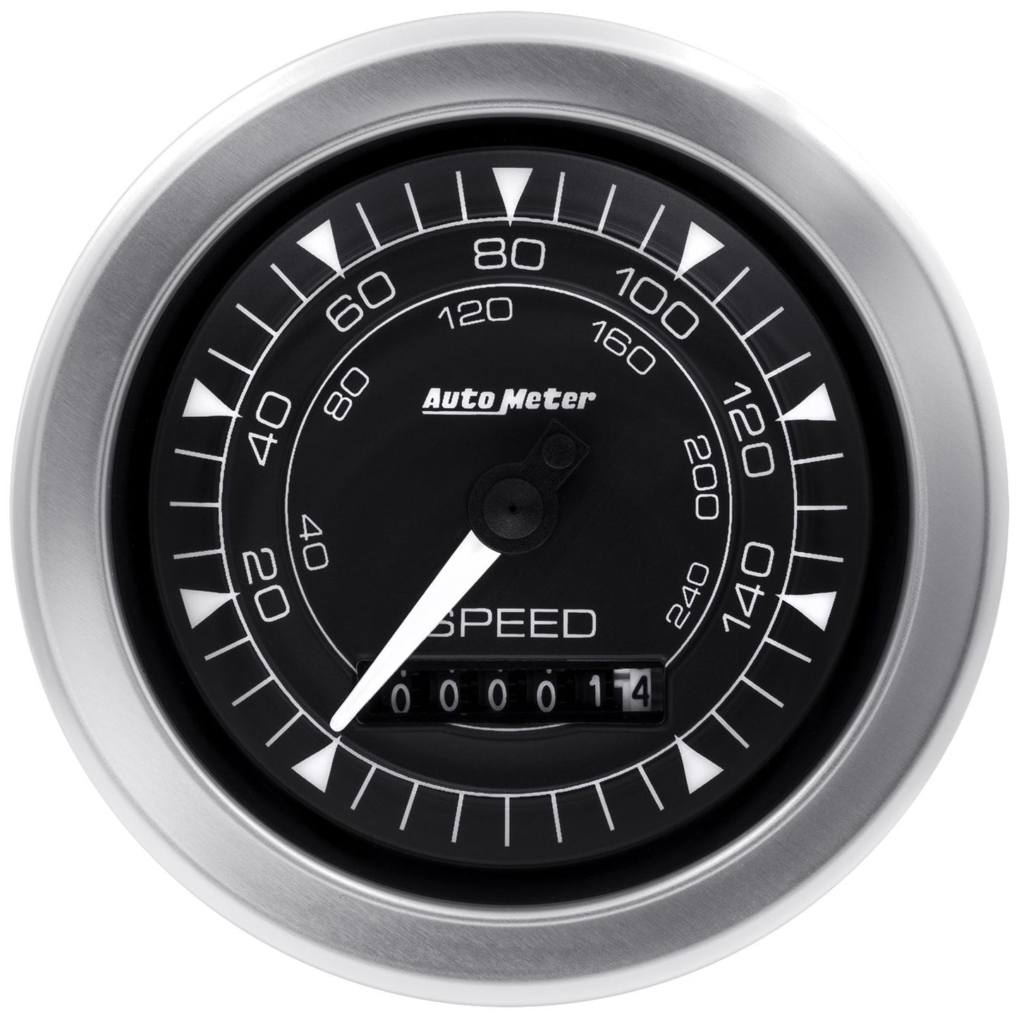 AutoMeter Chrono 3-3/8in Speedo 160Mph AU8188
