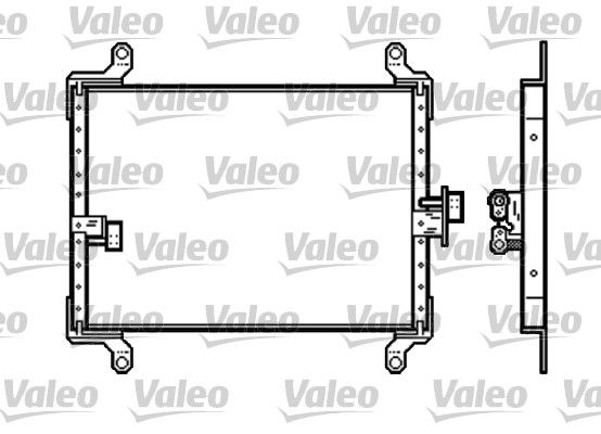 Valeo Air Conditioning Condenser Parallel Flow Inlet Pad Outlet Pad 818191