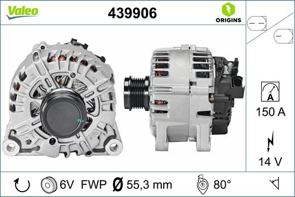 Valeo Alternator 12V 150A 439906