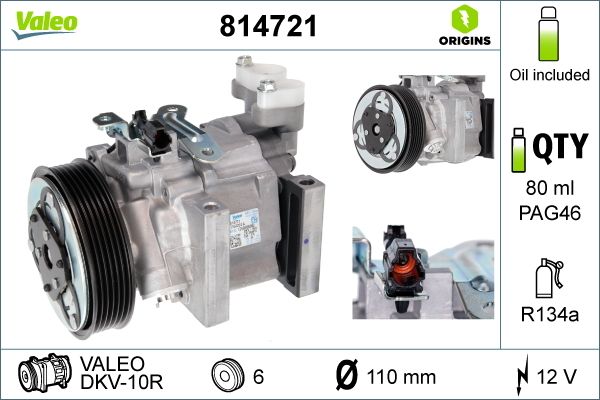 Valeo Subaru Forester S12 10-12 814721