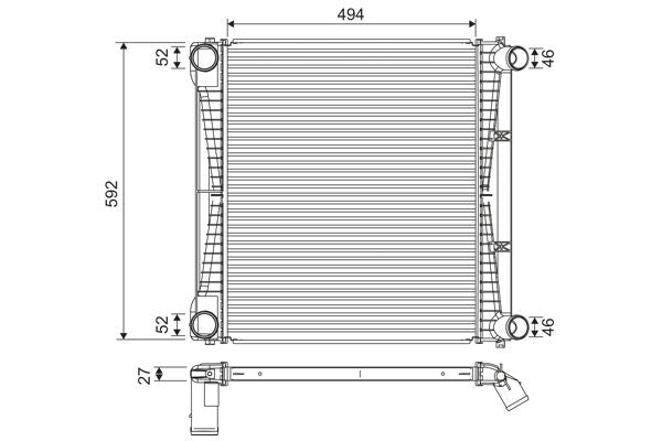 Valeo Intercooler OE Quality 822917