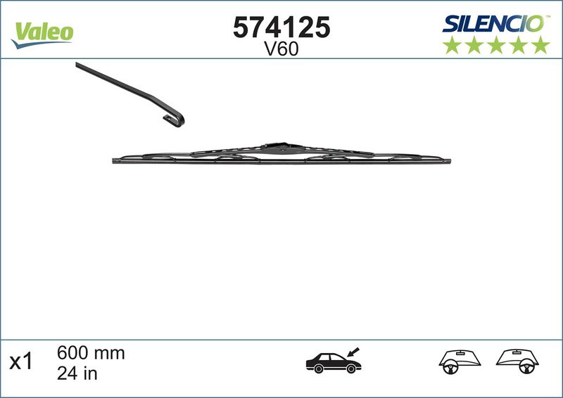 Valeo Wiper Blade 574125