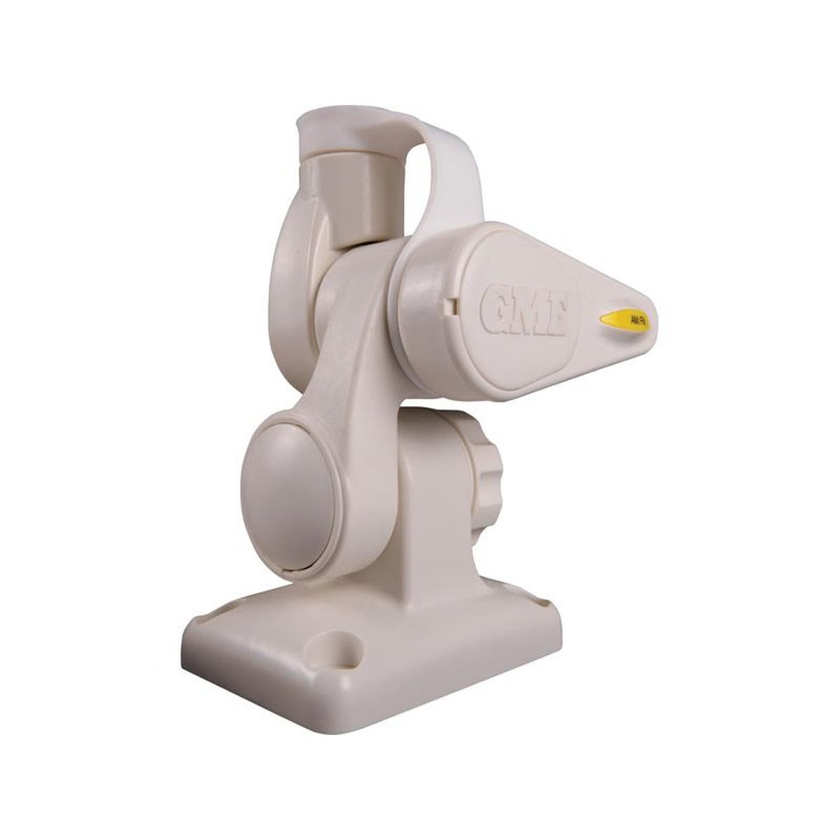 GME Double Swivel Antenna Base White