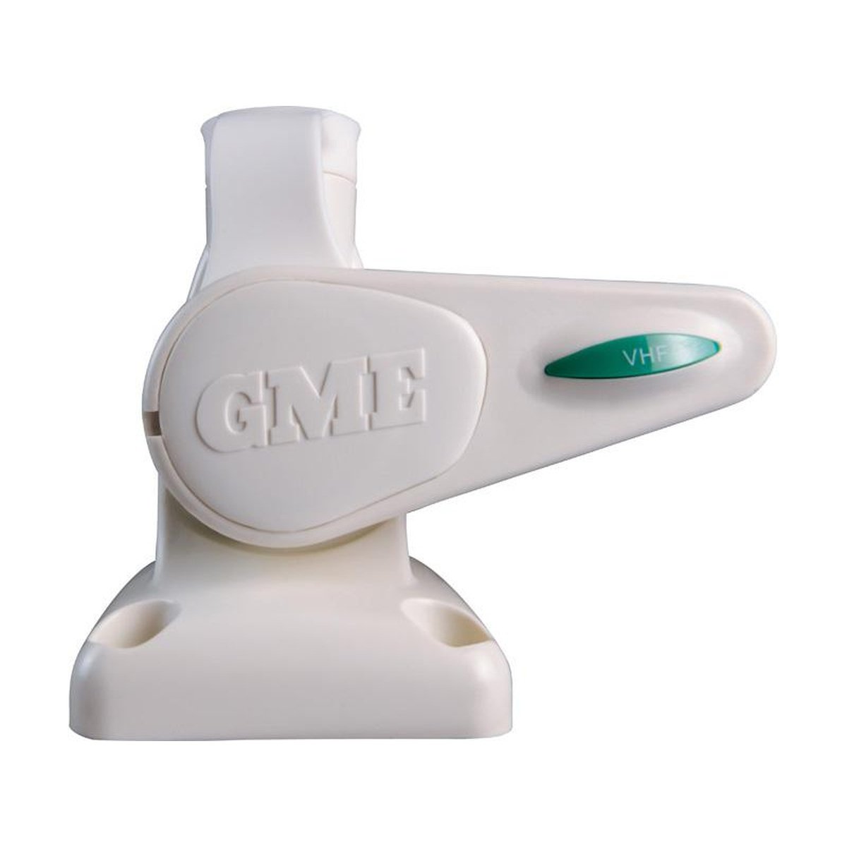 GME Single Swivel Antenna Base White
