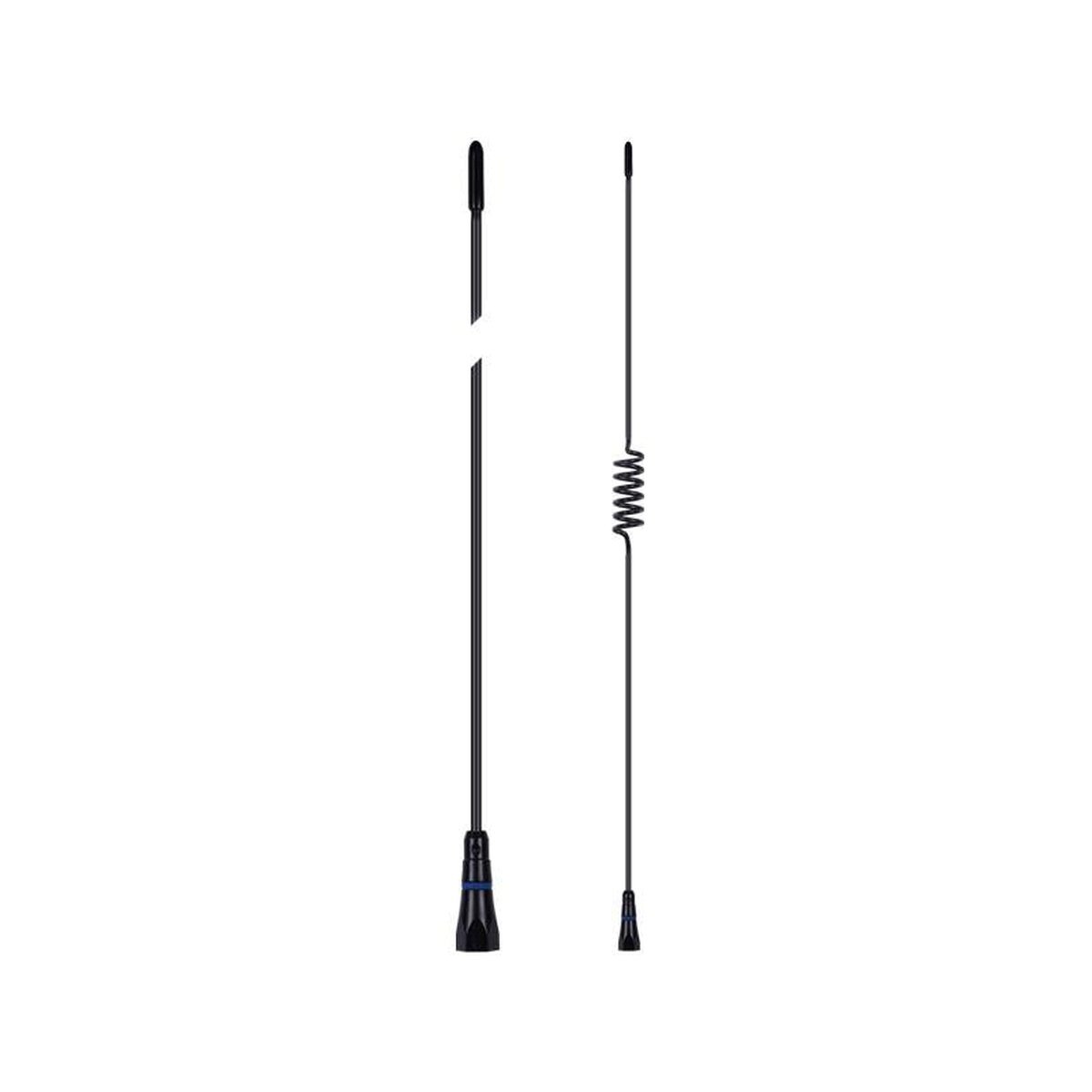 GME UHF CB Whip Antenna H/D 6.6dB 600mm Black Stainless Steel AE4008
